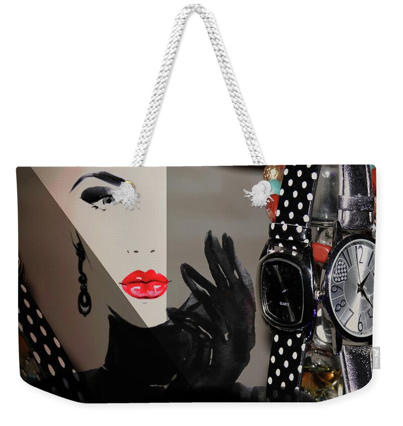 Donna Weekender Tote Bag featuring the photograph La Donna by Eva-Maria Di Bella