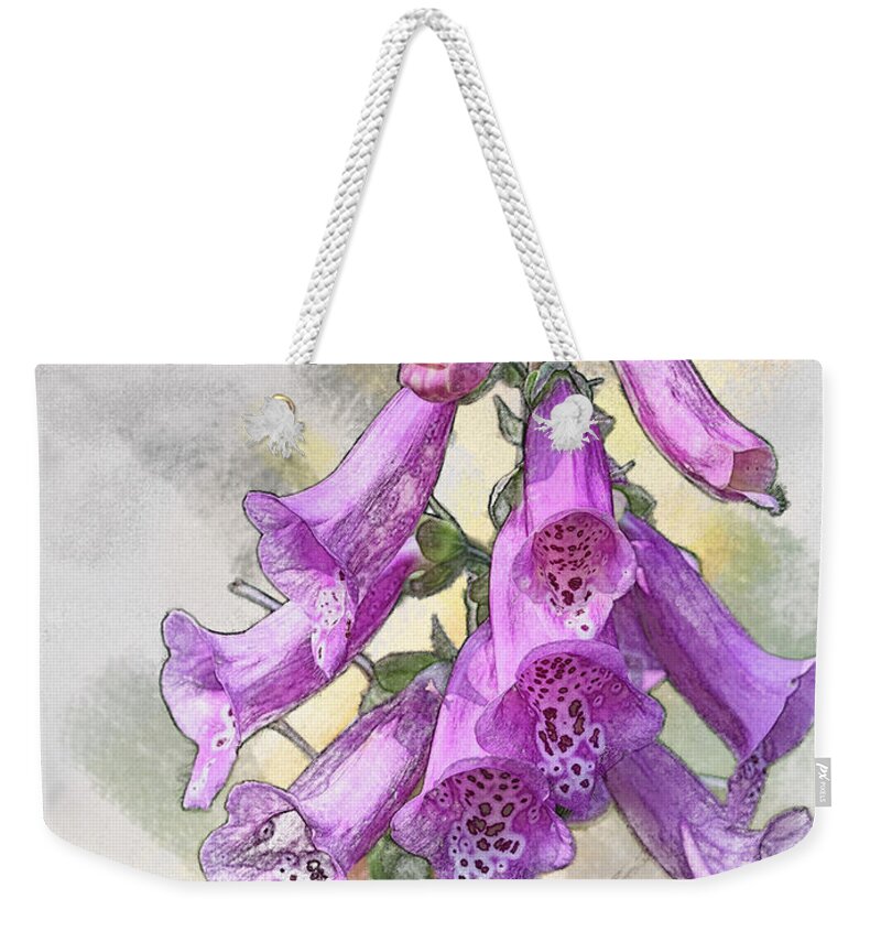 300 Mm F/4 Is Usm Weekender Tote Bag featuring the digital art Lady's Glove by Mark Mille