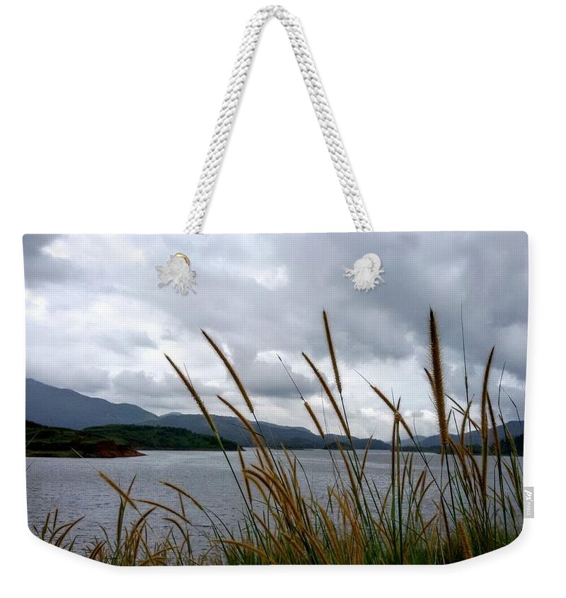 Lake Weekender Tote Bag featuring the photograph Lake by Jackie Russo