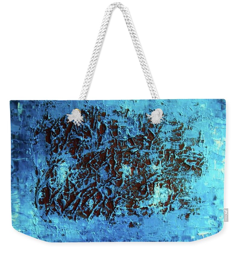 Abstract Weekender Tote Bag featuring the photograph Land by Margherita Rancura
