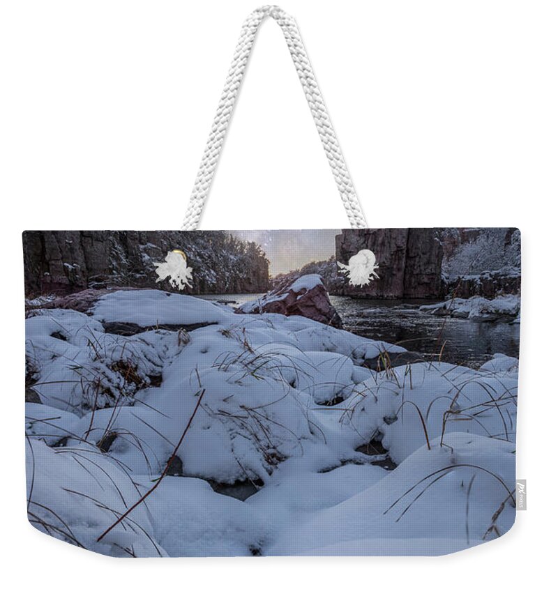 Winter Weekender Tote Bag featuring the photograph Land Of Narnia by Aaron J Groen