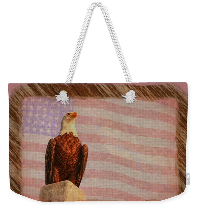 America Weekender Tote Bag featuring the photograph Land of the Free by John M Bailey