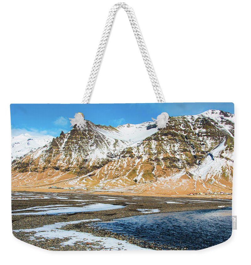 Iceland Weekender Tote Bag featuring the photograph Landscape Sudurland South Iceland by Matthias Hauser