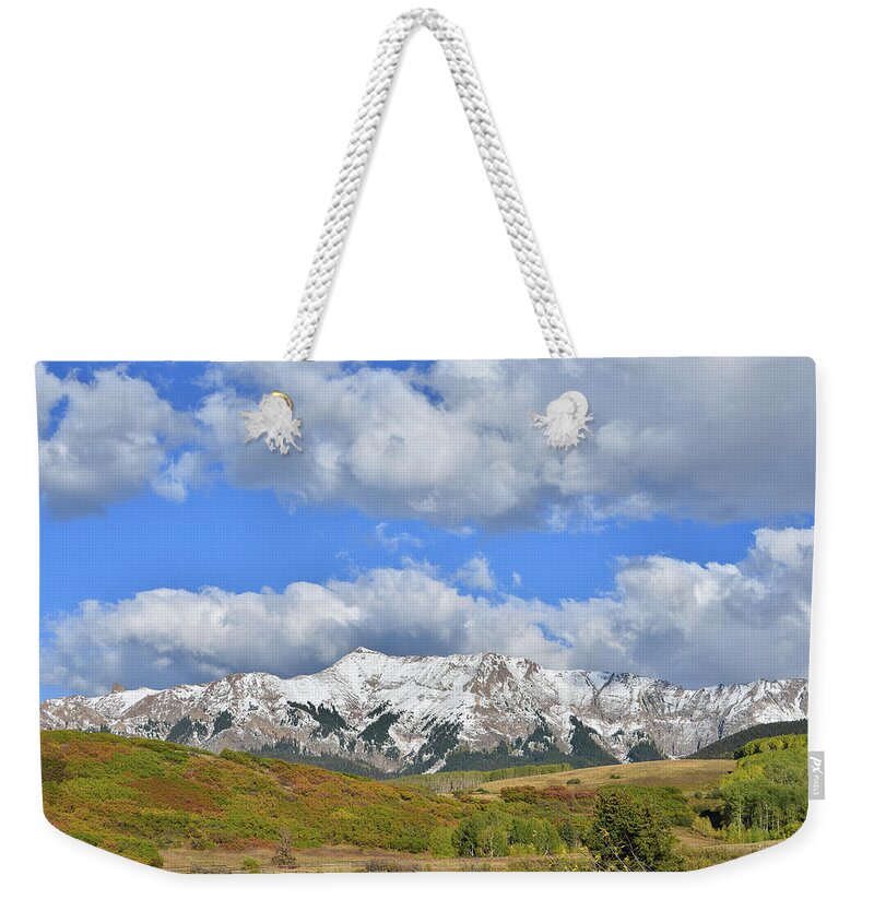 Colorado Weekender Tote Bag featuring the photograph Last Dollar Road by Ray Mathis