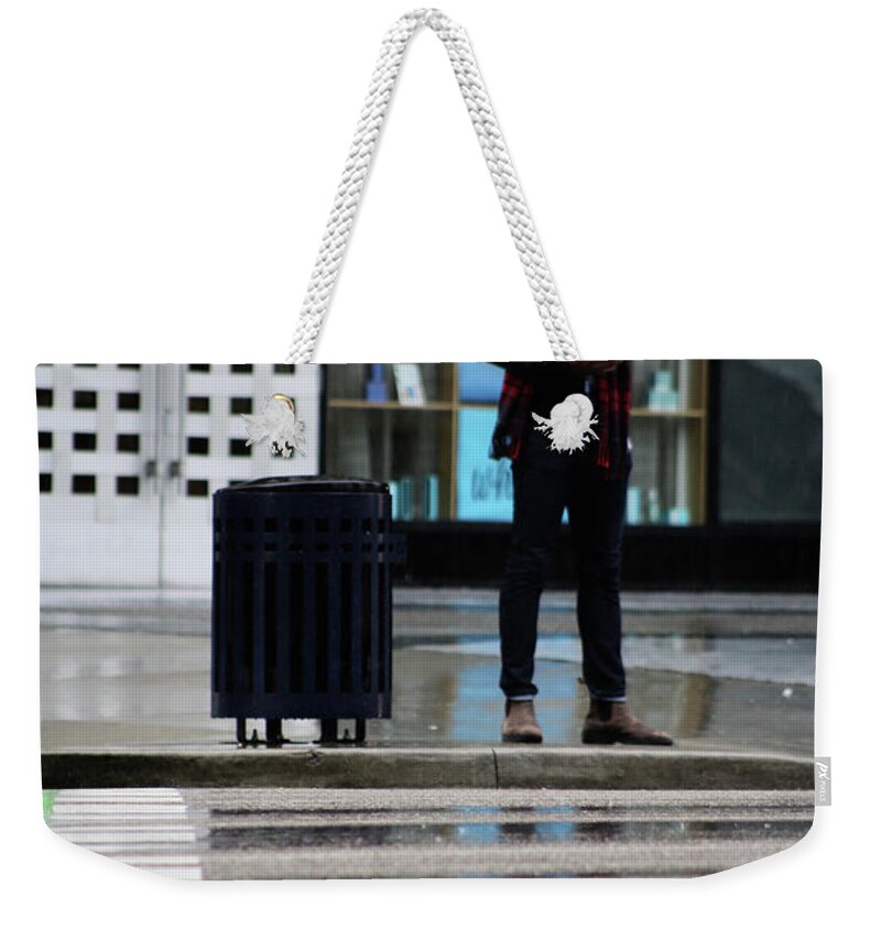 Street Photography Weekender Tote Bag featuring the photograph Last text by J C