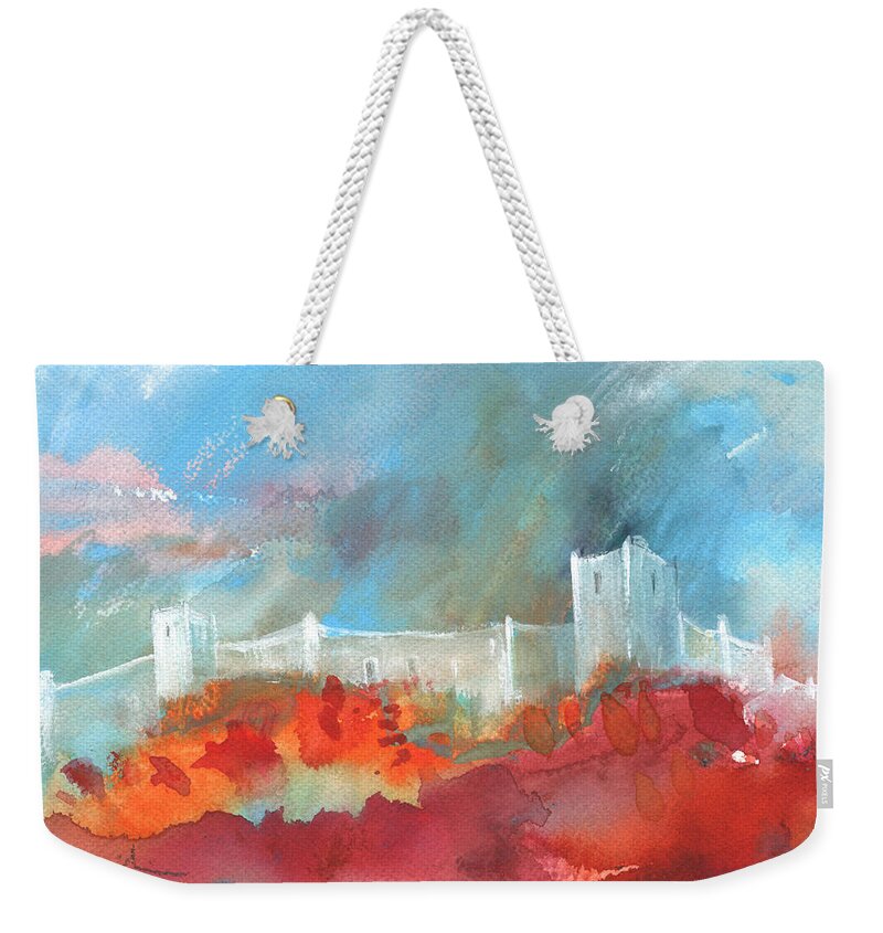 Landscapes Weekender Tote Bag featuring the painting Late Afternoon 32 by Miki De Goodaboom
