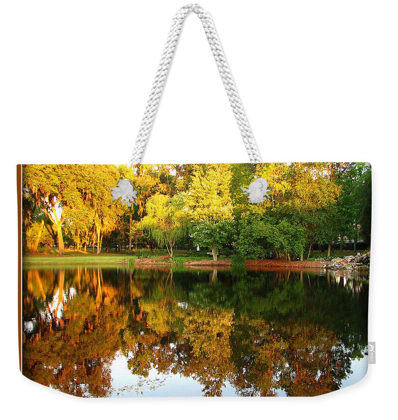 Color Weekender Tote Bag featuring the photograph Late Summer Day by Farol Tomson
