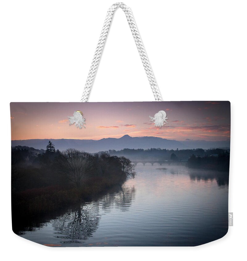 Laune Weekender Tote Bag featuring the photograph Laune Sunrise by Mark Callanan