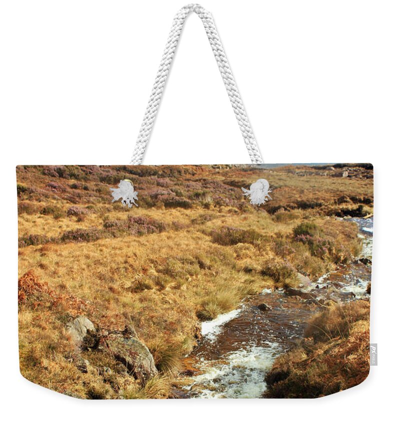 Creek Weekender Tote Bag featuring the photograph Lavender Flowers by Jennifer Robin