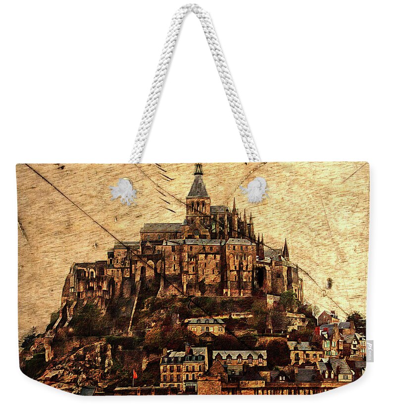 Le Mont-saint-michel Weekender Tote Bag featuring the photograph Le Mont Saint-Michel by Hugh Smith