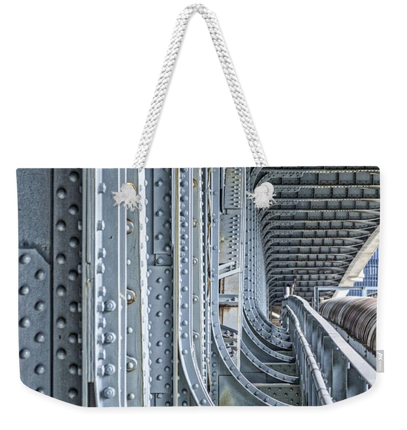 Cleveland Weekender Tote Bag featuring the photograph Leading Lines by Stewart Helberg