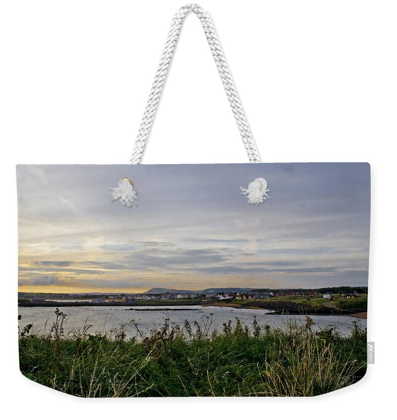 Evening Landscape Weekender Tote Bag featuring the photograph Leading to the Twilight. by Elena Perelman