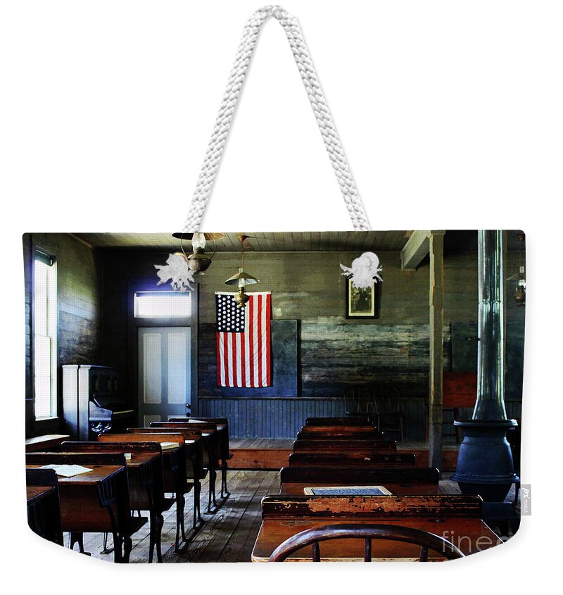 Learning Weekender Tote Bag featuring the photograph Learnin' the Three R's by Steve C Heckman