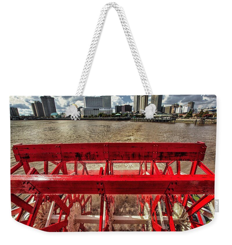 Nola Weekender Tote Bag featuring the photograph Leaving New Orleans by Diana Powell