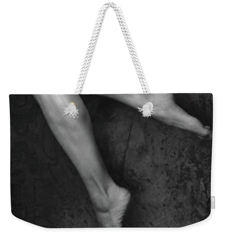 Female Weekender Tote Bag featuring the photograph Legs Number One by Clayton Bastiani