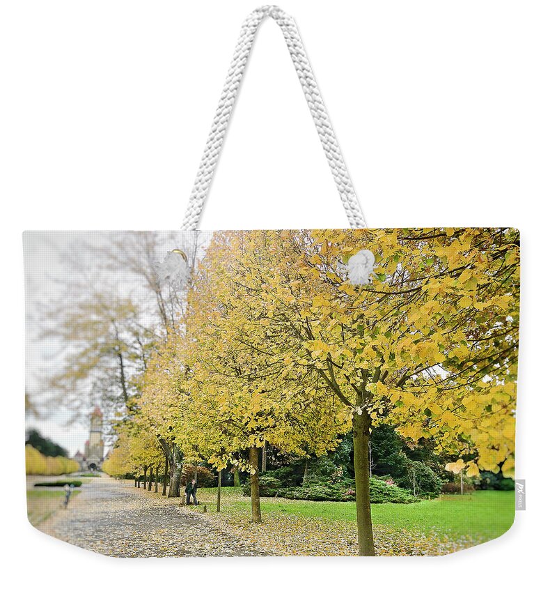 Autumn Photograph Weekender Tote Bag featuring the photograph Leipzig Memorial Park in Autumn by Ivy Ho