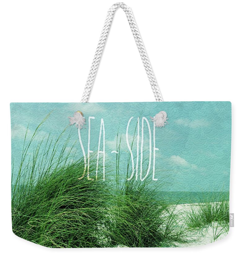 Seascapes Weekender Tote Bag featuring the photograph Let's Go To The Sea-Side by Jan Amiss Photography