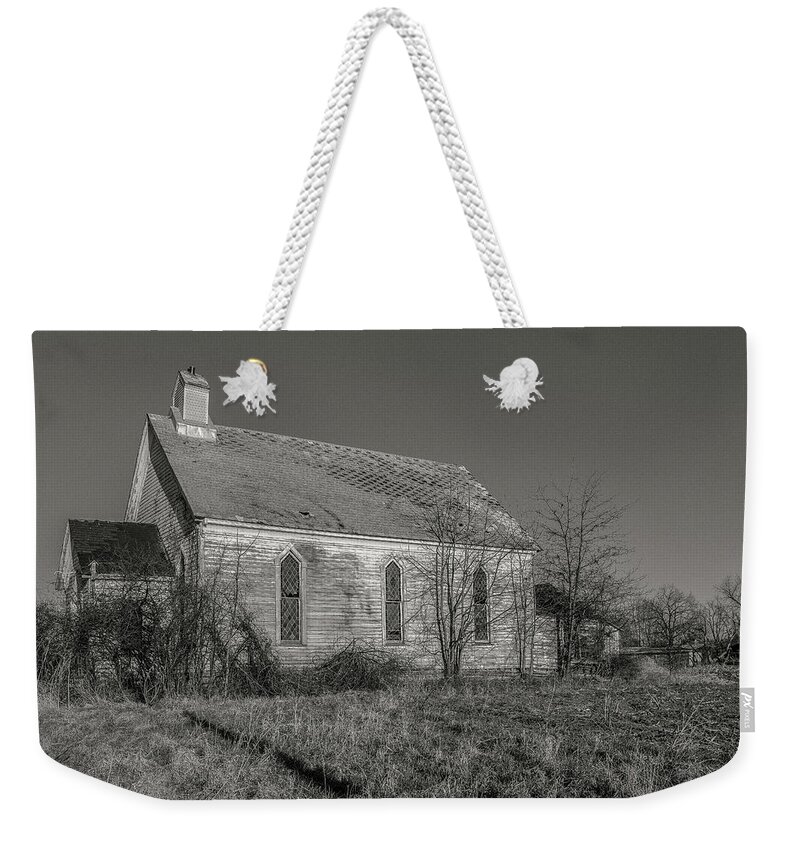 Church Weekender Tote Bag featuring the photograph Levanna Road Church by Rod Best