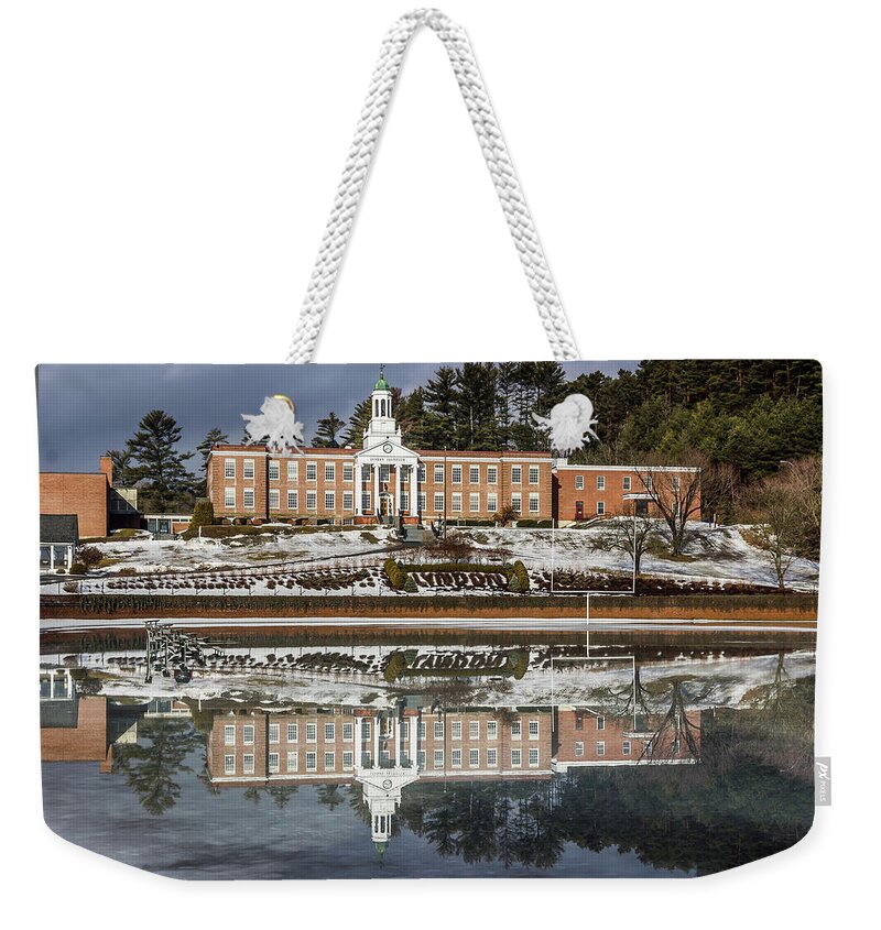Reflection Weekender Tote Bag featuring the photograph LI Reflection50x35 by Tim Kirchoff
