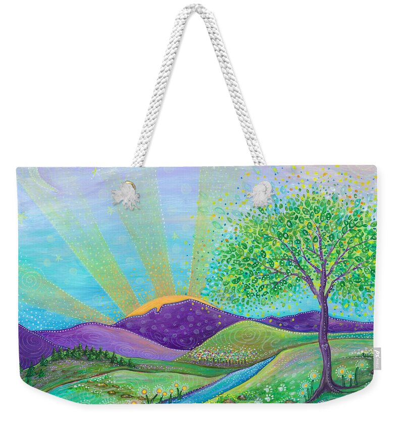 Life And Love Weekender Tote Bag featuring the painting Love and Life by Tanielle Childers