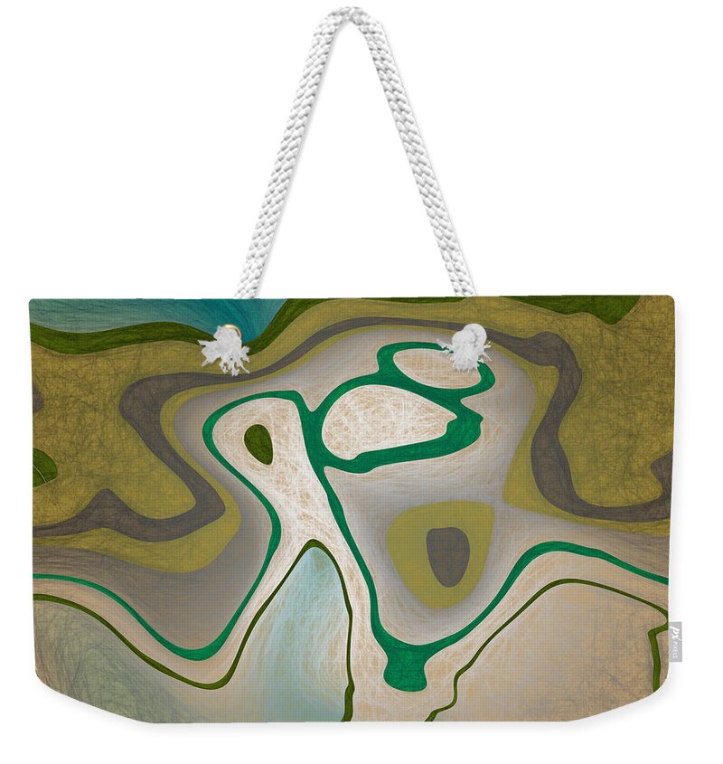 Wright Weekender Tote Bag featuring the painting Life Without You by Paulette B Wright