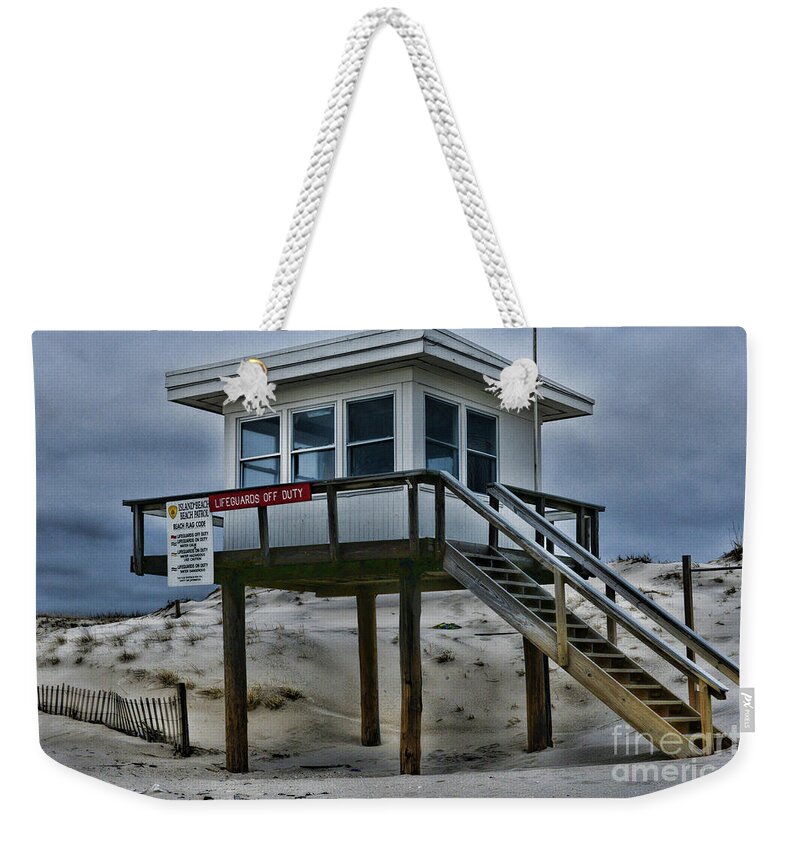 Paul Ward Weekender Tote Bag featuring the photograph Lifeguard Station 2 by Paul Ward