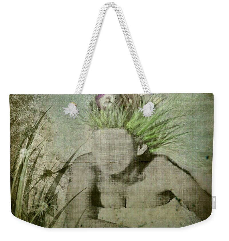 Beach Weekender Tote Bag featuring the digital art Life's a Beach by Delight Worthyn