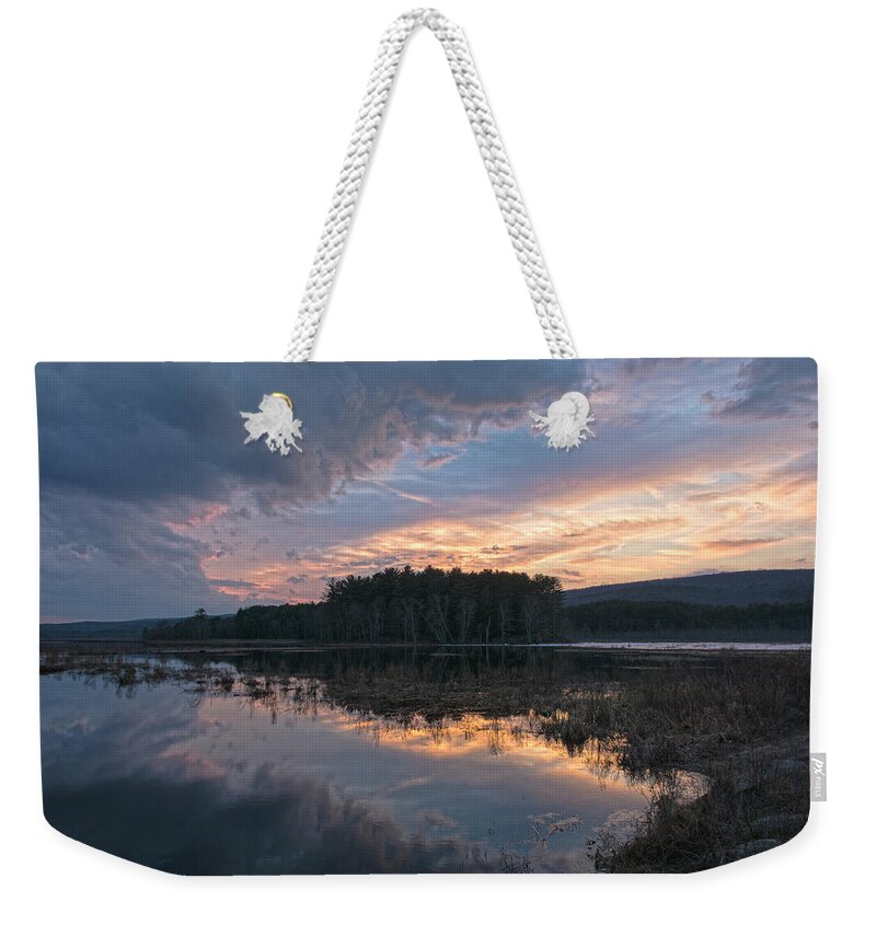 Wetlands Weekender Tote Bag featuring the photograph Light And Dark by Angelo Marcialis