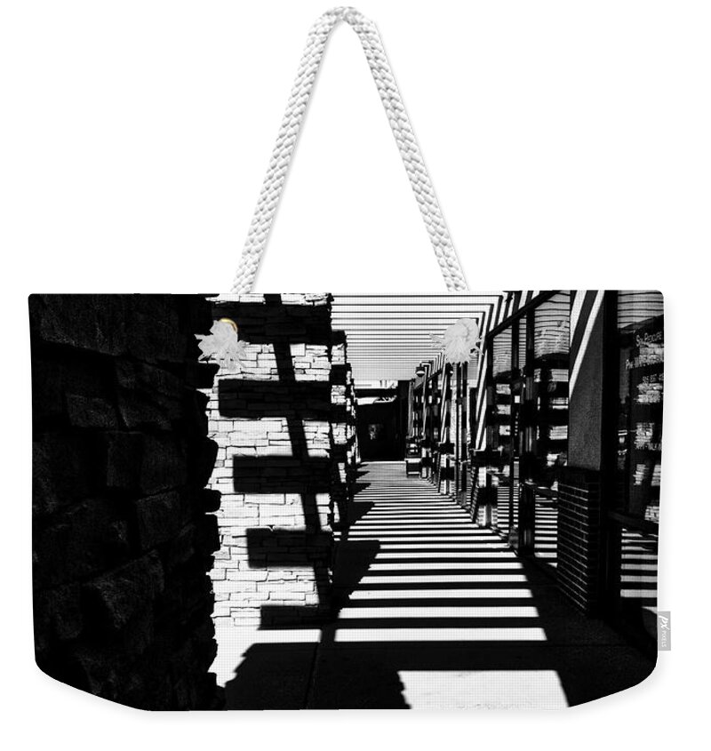 Albuquerque Weekender Tote Bag featuring the photograph Light And Shadow by Mark David Gerson