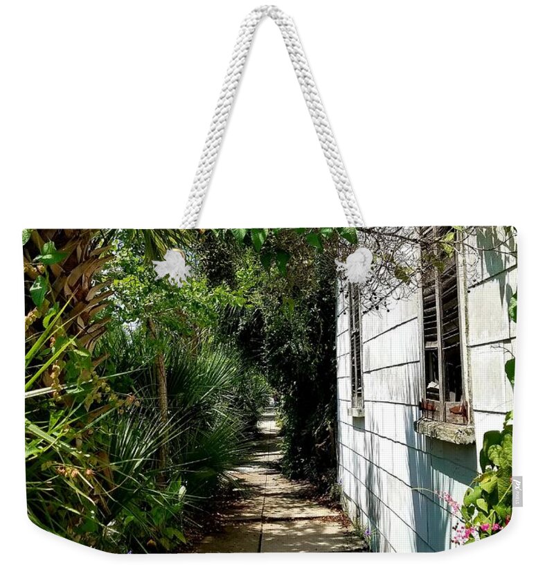 Foliage Weekender Tote Bag featuring the photograph Light at the End by Amy Regenbogen