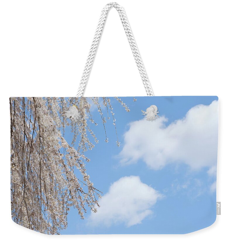 Light Pink Cherry Blossoms and Clouds Weekender Tote Bag for Sale by Jorge Moro