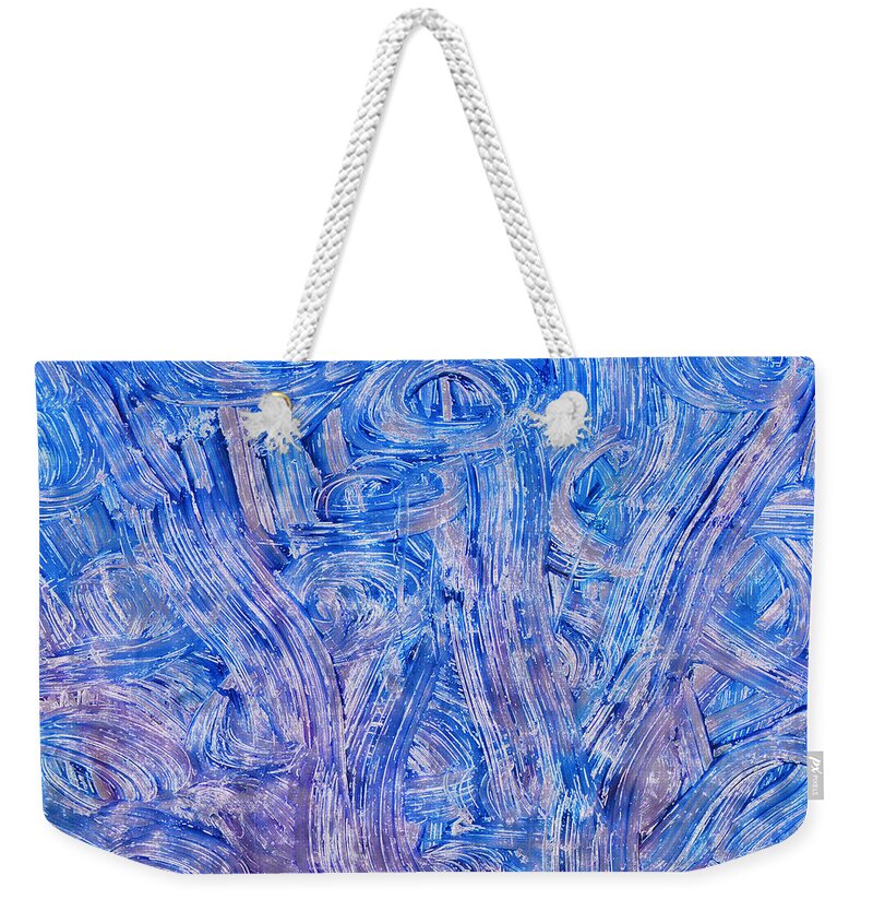 Light Race Weekender Tote Bag featuring the mixed media Light Race 2 by Sami Tiainen