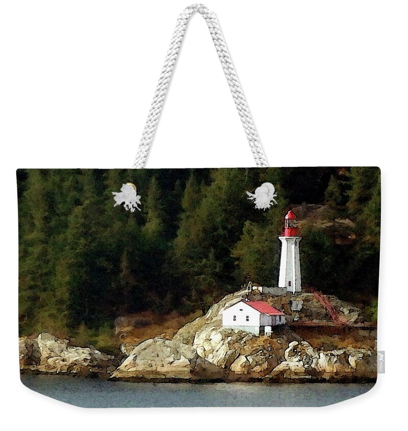 Lighthouse Weekender Tote Bag featuring the photograph Lighthouse Dream by Ted Keller