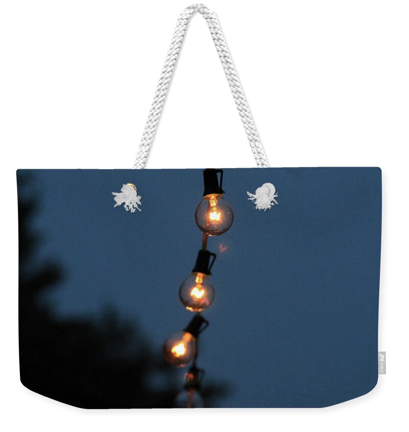 Lights Weekender Tote Bag featuring the photograph Lighting The Way by Becca Wilcox