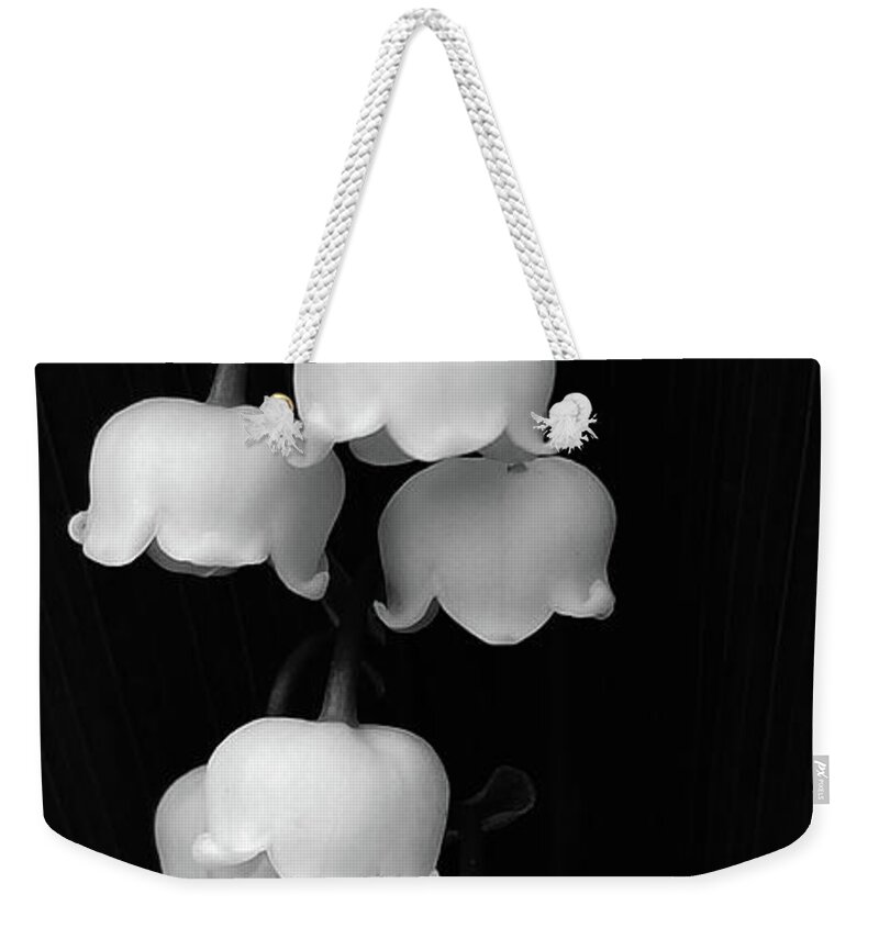 Lily Of The Valley Weekender Tote Bag featuring the photograph Lily of the Valley by Holly Ross