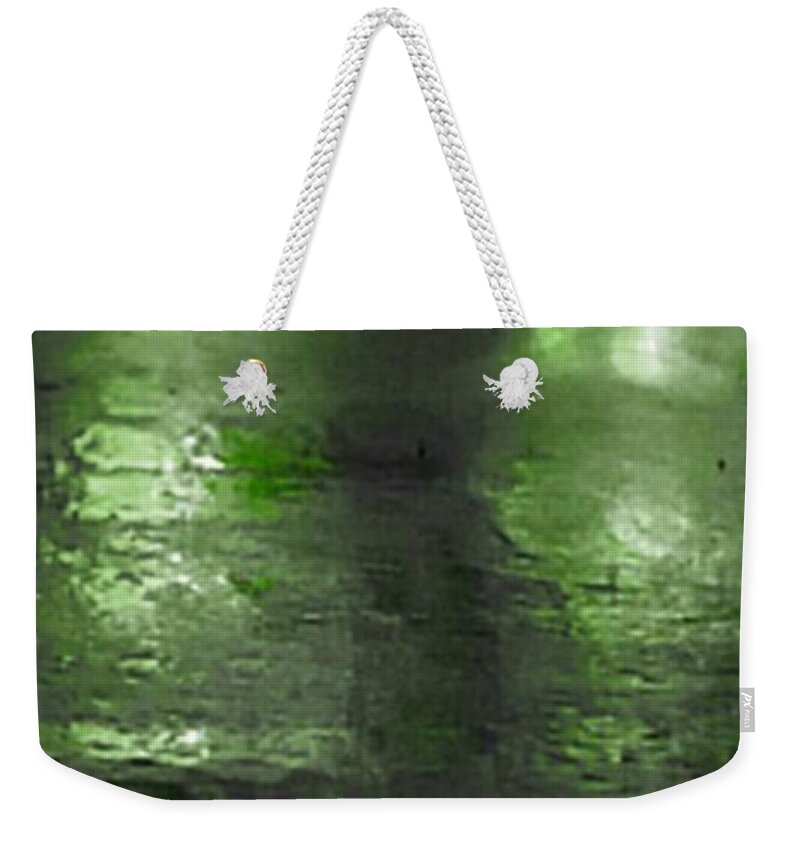 Green Weekender Tote Bag featuring the photograph Lime by Robert ONeil