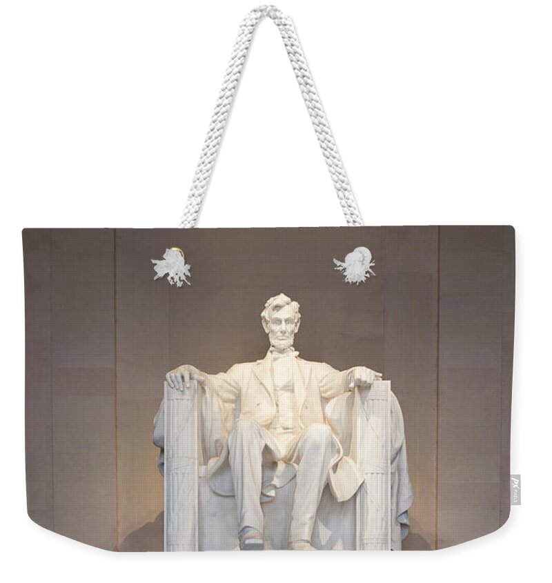 Clarence Holmes Weekender Tote Bag featuring the photograph Lincoln Memorial I by Clarence Holmes