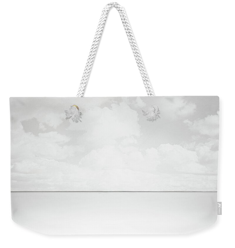 Horizon Weekender Tote Bag featuring the photograph Line of Sight by Scott Norris
