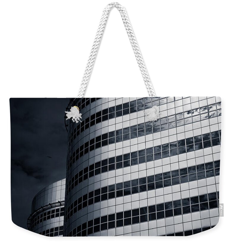 Architecture Weekender Tote Bag featuring the photograph Lines and Curves by Dave Bowman