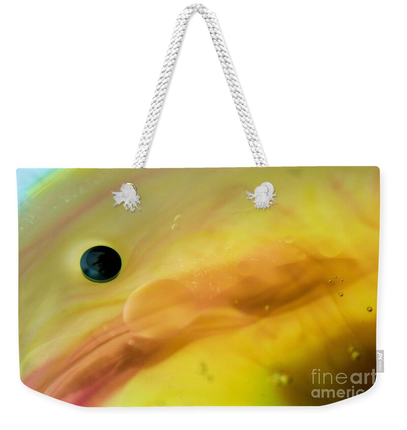 Abstract Weekender Tote Bag featuring the photograph Liquispace 06 by Aimelle Ml
