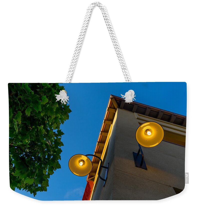 Lamps Weekender Tote Bag featuring the photograph Lit Up by Derek Dean