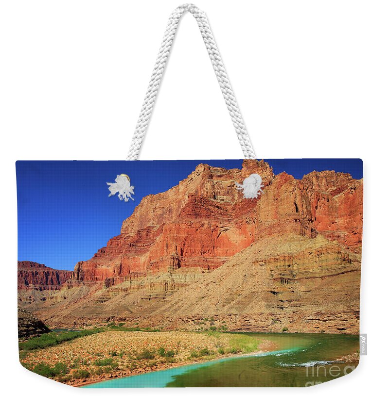 America Weekender Tote Bag featuring the photograph Little Colorado River Confluence #1 by Inge Johnsson