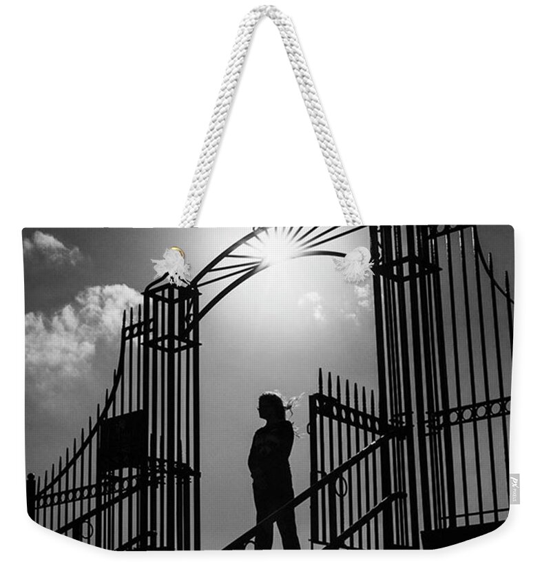 Leicagram Weekender Tote Bag featuring the photograph Little Heroine by Aleck Cartwright