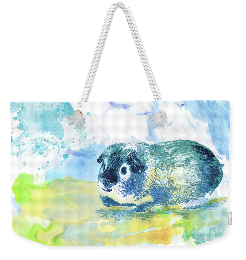 Photo Weekender Tote Bag featuring the digital art Little Lady Gwilwilith by Jutta Maria Pusl