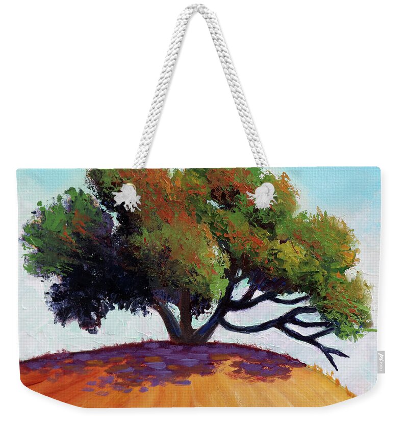 Tree Weekender Tote Bag featuring the painting Live Oak Tree by Kevin Hughes