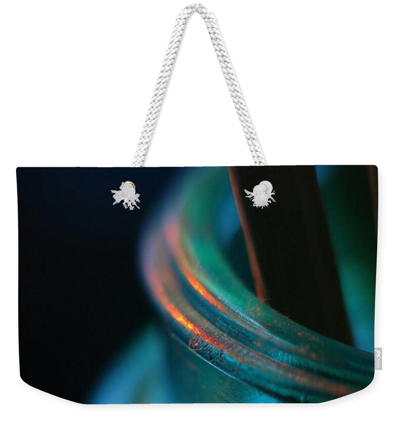 Inspirational Weekender Tote Bag featuring the photograph Living on the Edge... by Arthur Miller