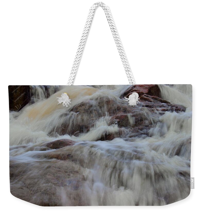 James Smullins Weekender Tote Bag featuring the photograph Llano river by James Smullins