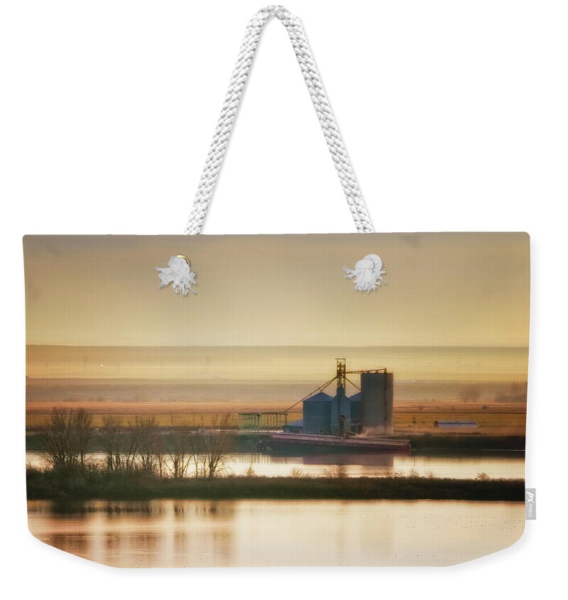 Eastern Oregon Weekender Tote Bag featuring the photograph Loading Grain by Albert Seger