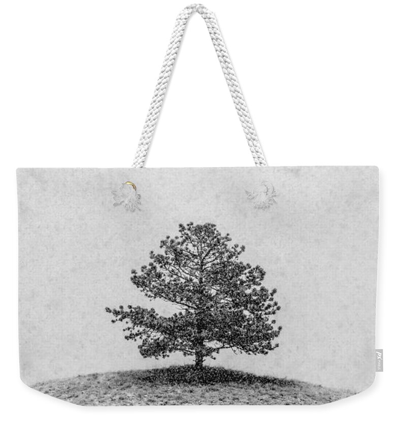 Vertical Weekender Tote Bag featuring the photograph Lonesome Tree by Todd Klassy