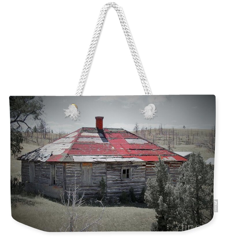 Old Buildings Weekender Tote Bag featuring the photograph Long Forgotten by Marcia Breznay